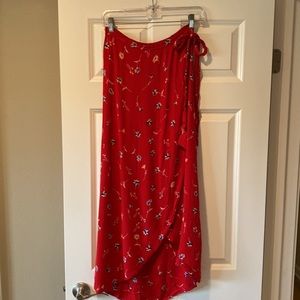 Patrons of Peace Floral High-Low Skirt